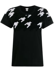 Comme Des Garçons Kei Ninomiya t-shirt à design patchwork - Comme Des Garçons Noir Kei Ninomiya - Modalova
