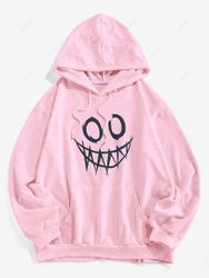 ZAFUL Sweat à Capuche Lumineux Imprimé Dessin Animé avec Poche Kangourou L - Zaful FR - Modalova