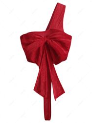 Body Lingerie de Noël à Une Epaule en Velours avec Nœud Papillon Taille unique - Zaful FR - Modalova