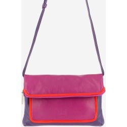 Sac pour en Cuir Véritable à Bandoulière ou Pochette à Main Multicolore avec Fermeture zip - DUDU - Modalova