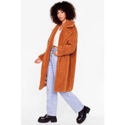 Womens Manteau Teddy Oversize En Fausse Fourrure Effet Peau De Mouton Au Revoir Le Froid - Nasty Gal - Modalova
