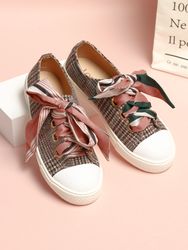 LOSTISY Écharpe Décor À Lacets École Casual Chaussures De Skate s Appartements - Newchic - Modalova