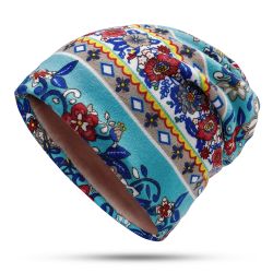 S Fleur Bonnet De Bière Équitation En Plein Air Ski Plus Cachemire Chaud Bonnet Bonnet Écharpe Multi-fonction - Newchic - Modalova