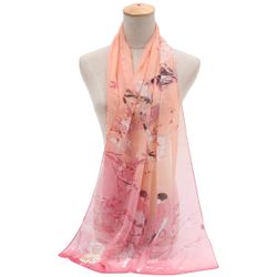 Les s mousseline de soie oversize châle occasionnels protection solaire foulards coupe-vent impression foulards - Newchic - Modalova