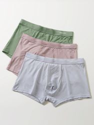 Boxer Ice Silk Graphene Antibactérien Respirant Seamless Modal Multipacks Underwears - Newchic - Modalova