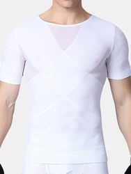 S maille mince O cou corps Shaper hauts sous-vêtements dos Fitness entraînement Gym Shapewar hauts - Newchic - Modalova