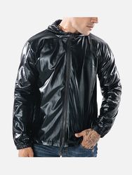 Veste à capuche décontractée à la modes avec cordon de serrage réfléchissant et à la mode - Newchic - Modalova