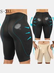 S Rembourré Legging Butt Lifting Shapewear Taille Haute Contrôle Du Ventre Côté Fly Pouch Sous-Vêtements - Newchic - Modalova