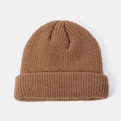 Unisexe couleur unie tricoté laine chapeau crâne casquettes bonnet chapeaux - Newchic - Modalova