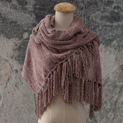 Echarpe Chenille Soft Et Echarpe Confortable Châle D'Hiver Châle D'Hiver - Newchic - Modalova
