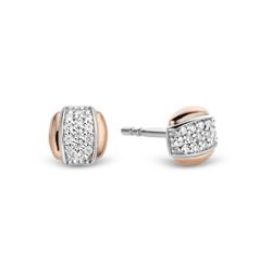 Boucles d'Oreilles Shimmering lights 7799ZR - Boucles d'Oreilles puces oxydes de zirconium Bijoux - Ti Sento - Modalova