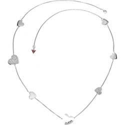 Collier et pendentif Guess UBN11434 - Collier et pendentif Sautoir Coeurs Argent Guess Bijoux - 3 suisses - Modalova