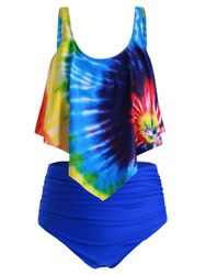 Maillots de Bain Maillot de Bain Tankini Superpos Teint Taille Haute de Grande Taille - Dresslily FR - Modalova