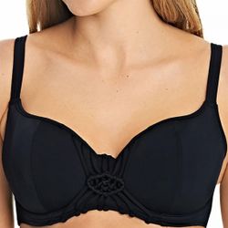 Haut de maillot de bain décolleté c?ur paddé à armatures Freya MACRAME black-s - Freya maillot - Modalova