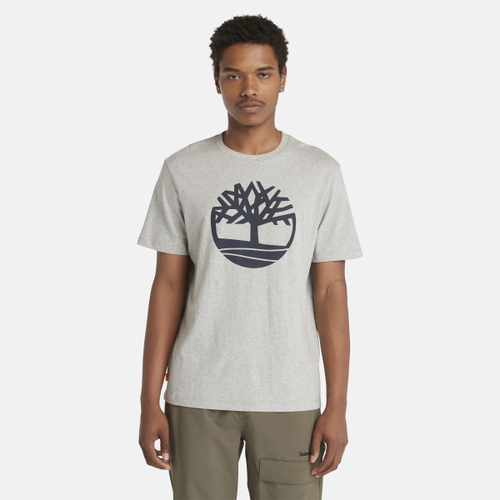 T-shirt Kennebec River Tree à logo en gris, , gris, Taille: 3XL - Timberland - Modalova