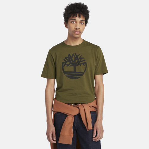 T-shirt Kennebec River à logo en vert, , vert, Taille: 3XL - Timberland - Modalova