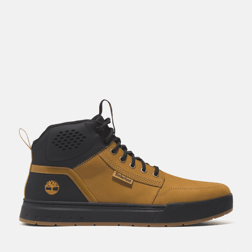 Baskets mi-hautes à lacets Maple Grove en noir et jaune, , jaune, Taille: 40 - Timberland - Modalova