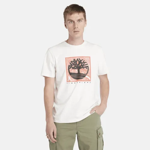 T-shirt à motif sur le devant en blanc, , blanc, Taille: 3XL - Timberland - Modalova