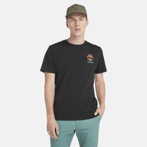 T-shirt à motif dans le dos en noir, , noir, Taille: 3XL - Timberland - Modalova