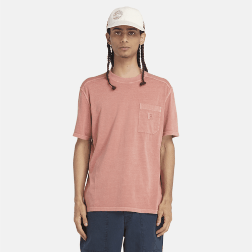 T-shirt à poche poitrine Merrymack River en rose, , rose, Taille: L - Timberland - Modalova
