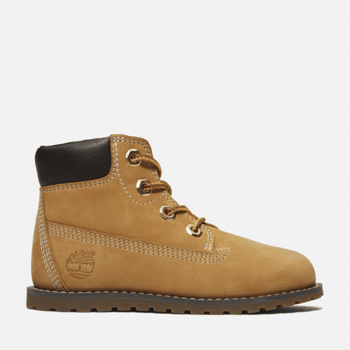 Bottines zippées à col duveteux Pokey Pine pour tout-petit en jaune, jaune, Taille: 20 - Timberland - Modalova