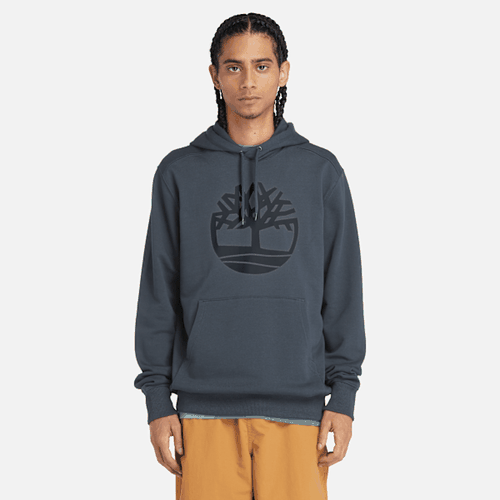 Sweat à capuche à logo arbre Kennebec River en bleu foncé, , bleu, Taille: 3XL - Timberland - Modalova