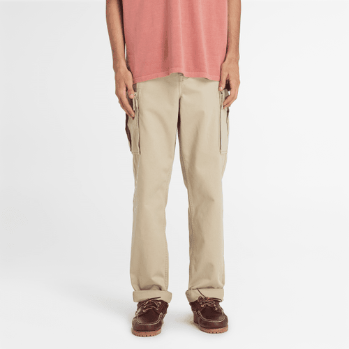 Pantalon cargo en sergé Brookline en beige, , Beige, Taille: 28 - Timberland - Modalova