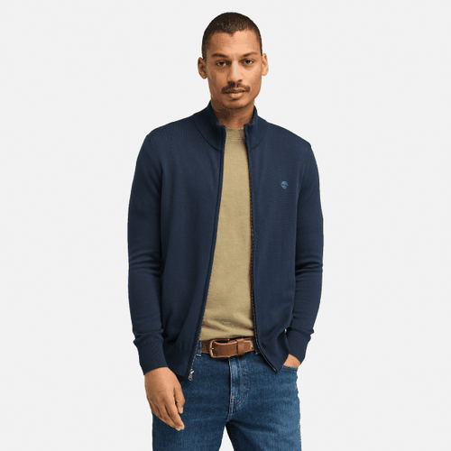 Pull zippé Williams River en bleu foncé, , bleu, Taille: 3XL - Timberland - Modalova