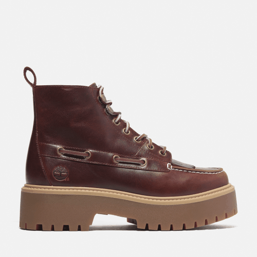 Boot à plateforme et 7 aillets Stone Street en rouge foncé, , rouge, Taille: 36 - Timberland - Modalova