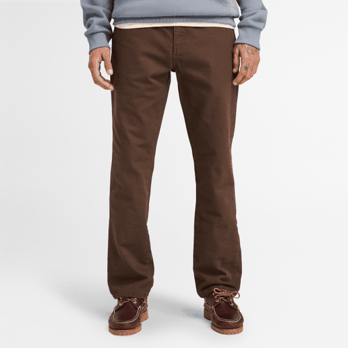 Pantalon droit à 5 poches Sandown Drill en marron, , marron, Taille: 28 - Timberland - Modalova