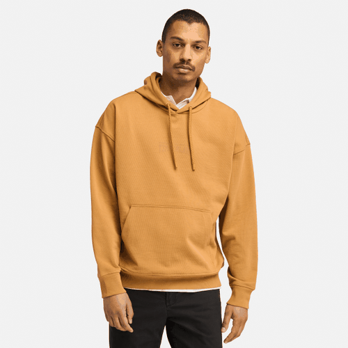 Sweat à capuche noir à logo en jaune, , jaune, Taille: L - Timberland - Modalova