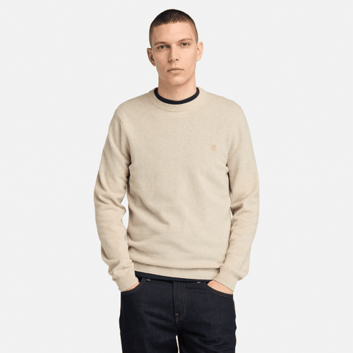 Pull à col rond en laine mérinos Cohas Brook en beige, , beige, Taille: 3XL - Timberland - Modalova