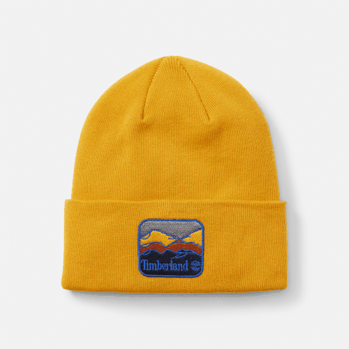 Bonnet à écusson montagne en jaune, , jaune - Timberland - Modalova