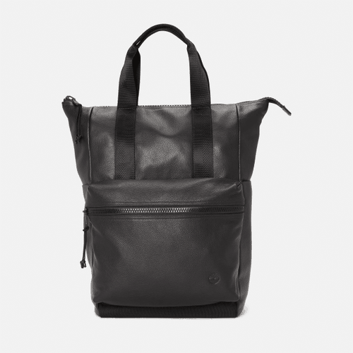 Sac à dos en cuir Tuckerman unisexe en noir, noir - Timberland - Modalova