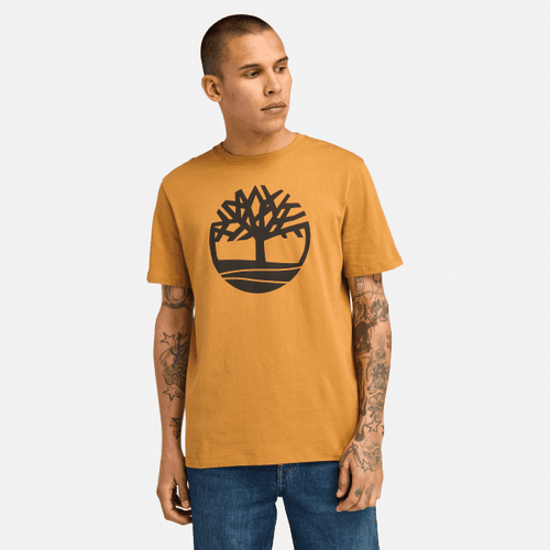 T-shirt Kennebec River à logo en jaune, , jaune, Taille: L - Timberland - Modalova