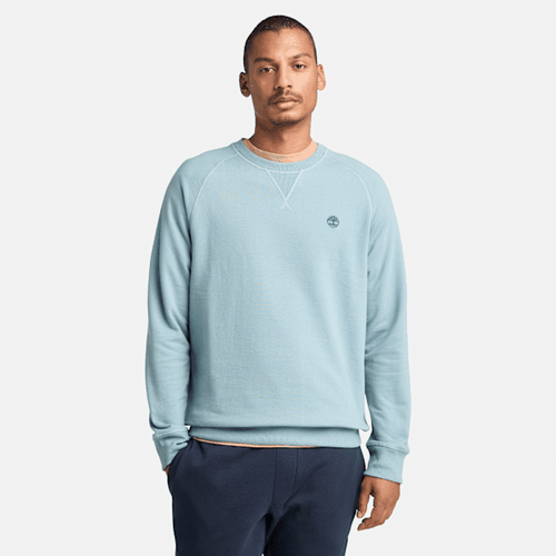 Sweat à col rond et envers bouclé Exeter River en bleu, , bleu, Taille: L - Timberland - Modalova