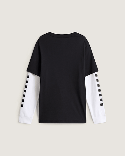 T-shirt LONG CHECK TWOFER (8-14 ans), , Taille: S - Vans - Modalova