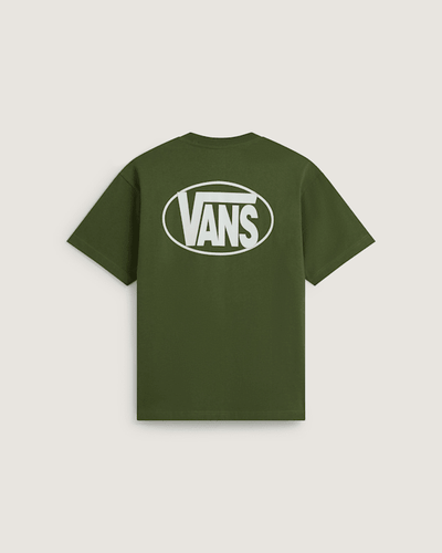 Oval Logo Loose SS Tee Green Balsam, , , Taille: L - Vans - Modalova