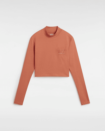 Mini t-shirt à col montant et manches longues, , , Taille: S - Vans - Modalova