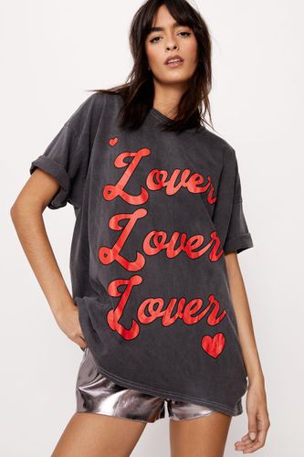 T-Shirt Oversize À Imprimé Lover - - M - Nasty Gal - Modalova
