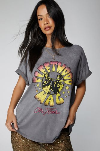 T-Shirt Surteint Imprimé Fleetwood Mac - - S - Nasty Gal - Modalova