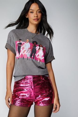 T-Shirt Oversize Délavé Barbie - - L - Nasty Gal - Modalova