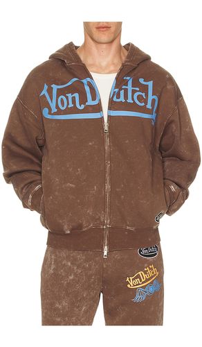 Oversized Washed Zip Hoodie en . Taille S. Also en M, L, XL/1X - Von Dutch - Modalova