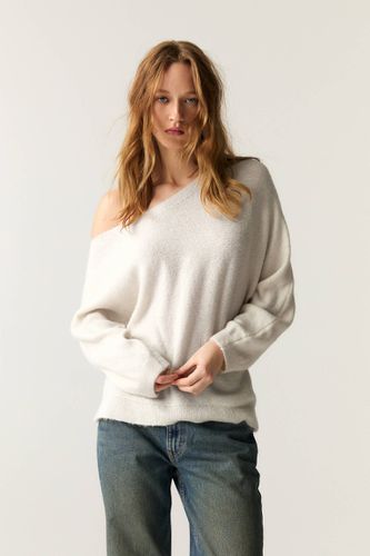 Pull Asymétrique En Maille Souple - Pull&Bear - Modalova