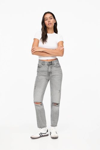 Jean Mom Déchiré - Pull&Bear - Modalova