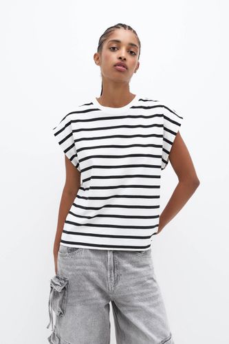 T-Shirt Sans Manches Volume - Pull&Bear - Modalova