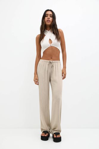 Pantalon Fluide Rustique - Pull&Bear - Modalova