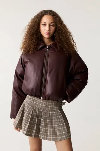 Blouson Bomber Similicuir - Pull&Bear - Modalova