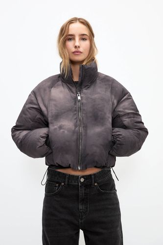 Veste Matelassée Délavée - Pull&Bear - Modalova