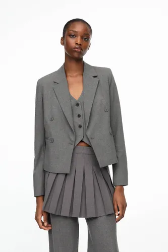 Blazer À Boutonnage Croisé - Pull&Bear - Modalova